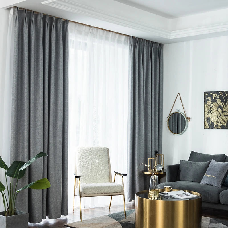 Mila Linen Curtain Swatch Samples - Premium Natural Linen Fabric for Drapes & Window Treatments - Perfect for Living Room, Bedroom & Home Decor