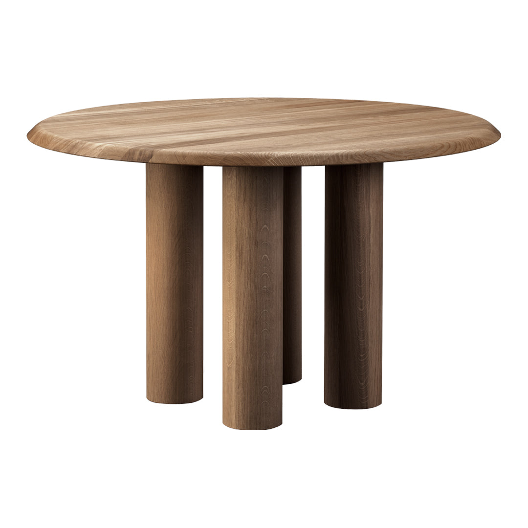 Modern Islets Dining Table - Solid Wood Kitchen Table for 6 - Elegant Farmhouse Dining Room Furniture for Home & Restaurant Use