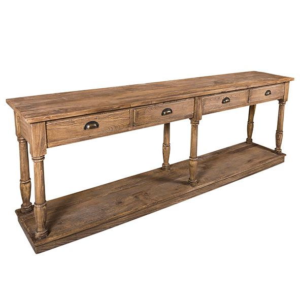Modern Oden Console Table - Entryway Sofa Table with Storage Shelf | Perfect for Hallway, Living Room & Bedroom Decor