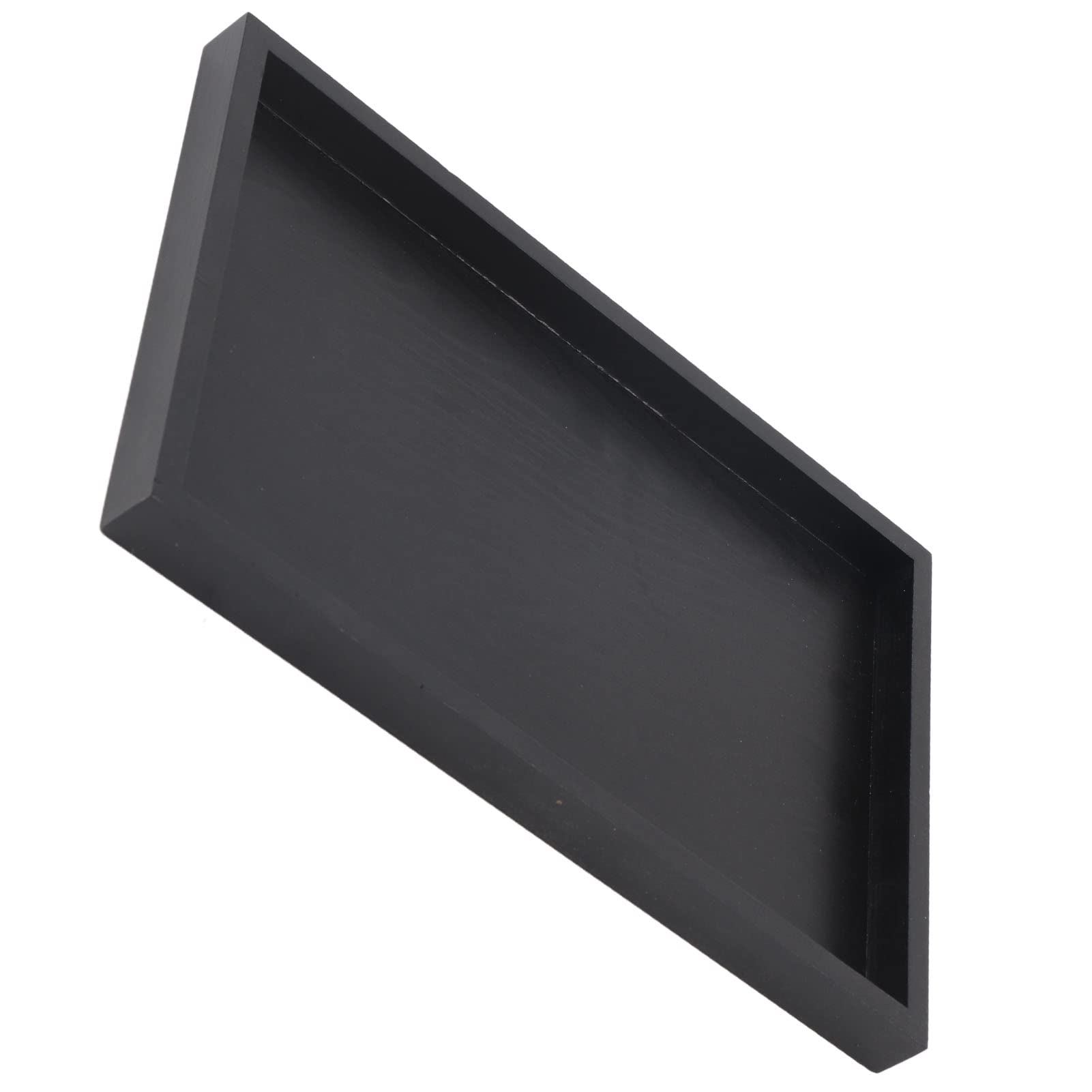 Solid Wood Tea Tray with Raised Edges for Home & Kitchen Use