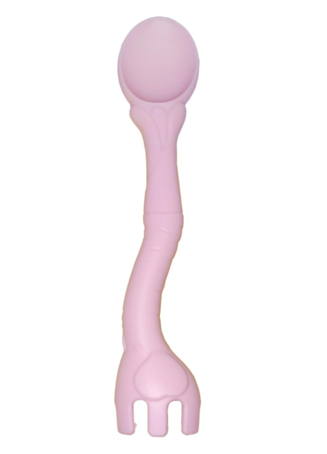 Kritiu BPA-Free Silicone Teether & Baby Spoons Set - Safe Infant Teething Toys & Feeding Utensils for Babies 6+ Months (Pink) - Perfect for Soothing Sore Gums & Introducing Solid Foods