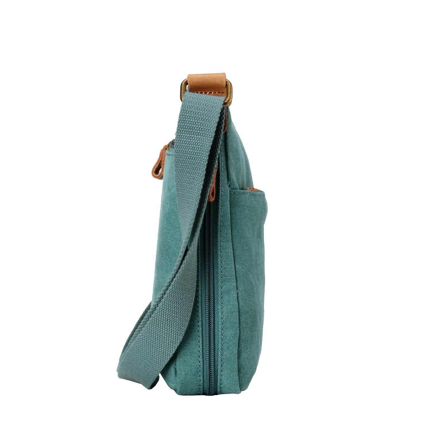 Troop London Classic Canvas Crossbody Bag for Men & Women - Stylish & Durable Shoulder Bag for Travel, Work & Everyday Use