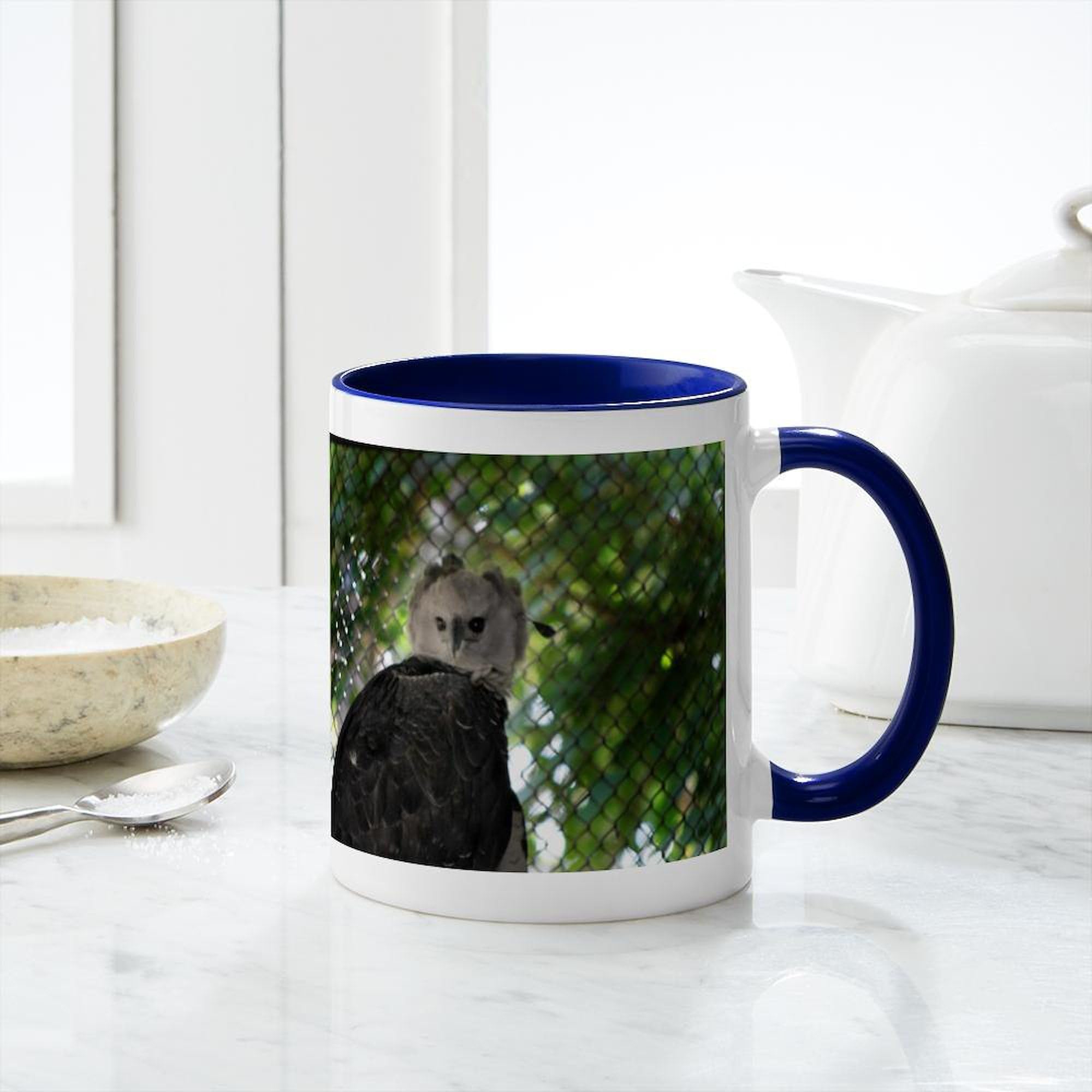 Harpy Eagle Ceramic Coffee Mug 11 oz (325 ml) - Unique Wildlife Design for Coffee, Tea & Hot Drinks - Perfect Gift for Bird Lovers & Nature Enthusiasts