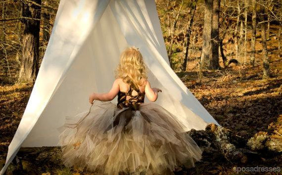 Elegant Satin & Tulle Flower Girl Dress with Lace Up Detail - Affordable Tutu Dress for Weddings & Special Occasions (FG022) - Perfect for Bridal Showers, Pageants & Birthday Parties