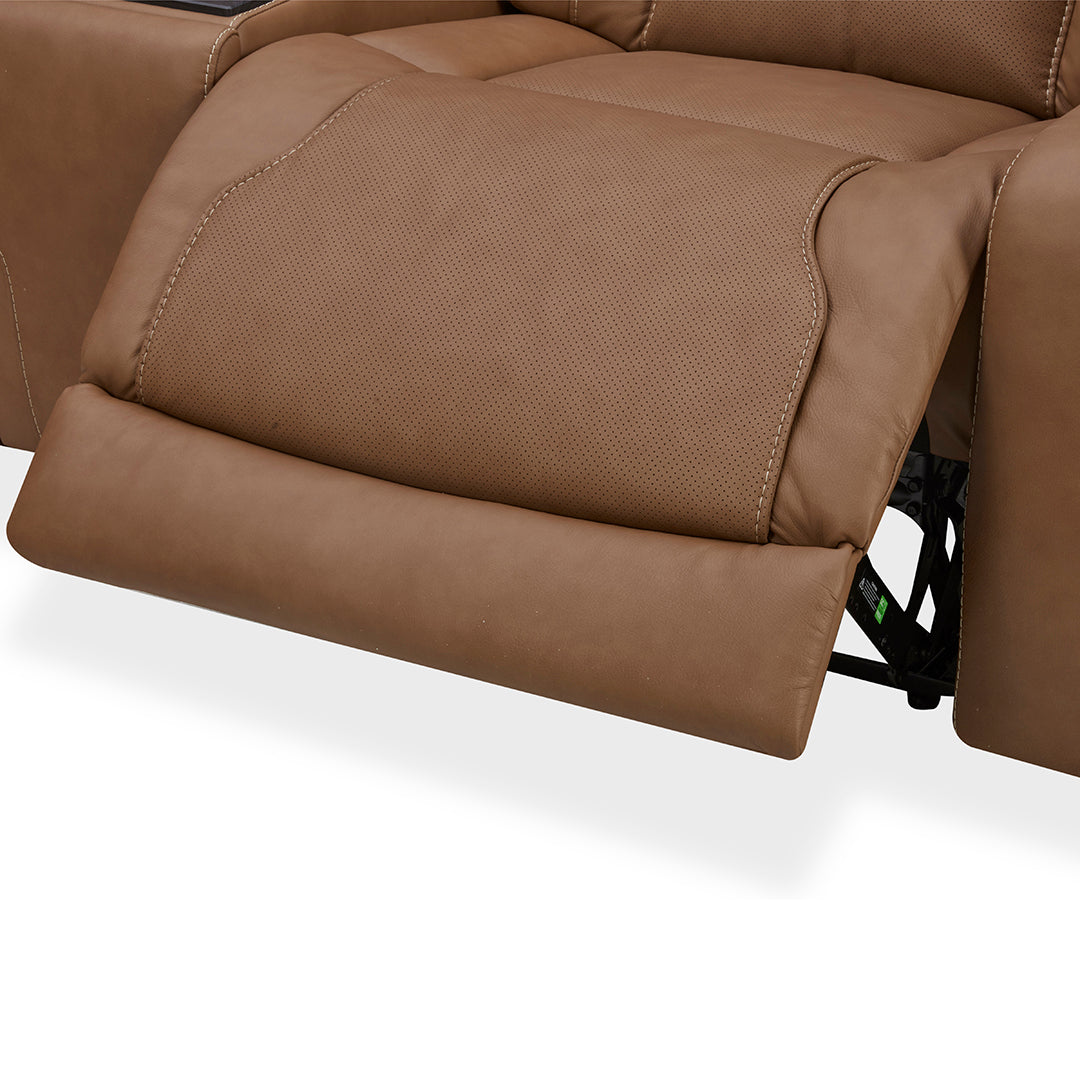 Premium Power Reclining Sectional Sofa with USB Charging - Modern L-Shaped Couch for Living Room, Home Theater & Family Gatherings