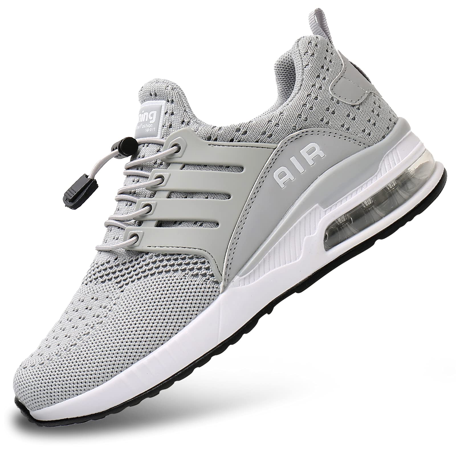 BOGOVER Men's Walking Shoes - Non-Slip Lightweight Running Sneakers with Air Cushion for Tennis, Gym & Jogging | Breathable Athletic Shoes for Workouts & Daily Wear