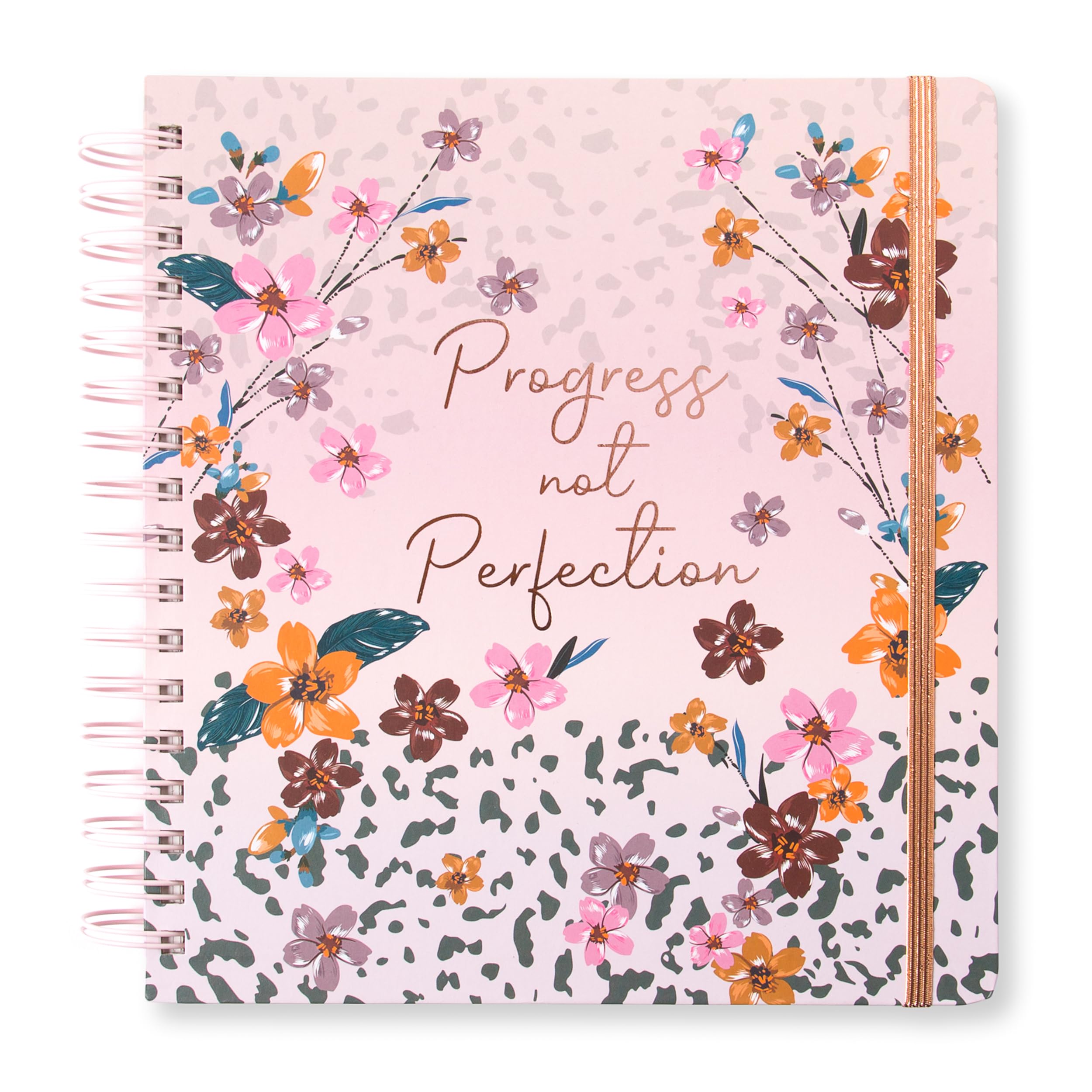 Votum 18-Month Large Academic Planner 2024-2025 - Daily Weekly Monthly Organizer with Twin-Ring Binding, Sticker Sheets & Notes Pages - Floral Design School & Work Planner for Students & Professionals