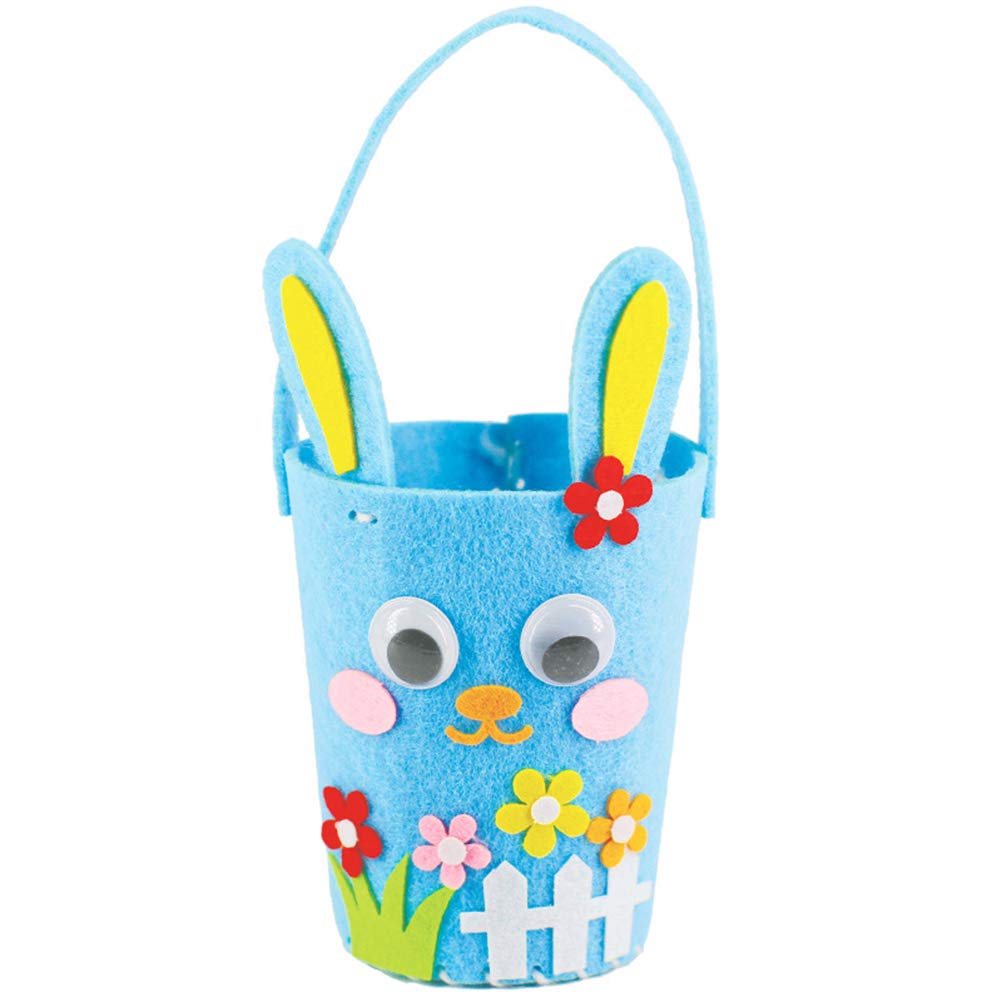 4pcs Easter Bunny Treat Bags - Pastel Colored Egg Hunt Party Favors, Candy Containers for Kids, Easter Basket Stuffers & Holiday Gift Bags - Perfect for Easter Egg Hunts, Classroom Treats & Spring Celebrations