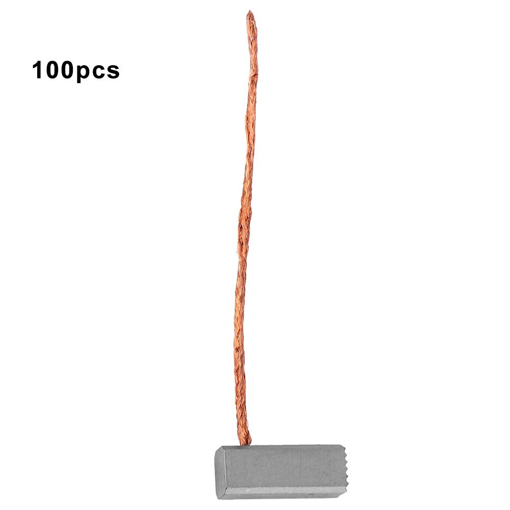 100pcs J460 Carbon Miniature Motor Brushes - Replacement Parts for DC Water Pumps & Power Tools - Durable Carbon Brushes for Electric Motors - Perfect for Home Appliances, DIY Projects & Industrial Equipment Maintenance