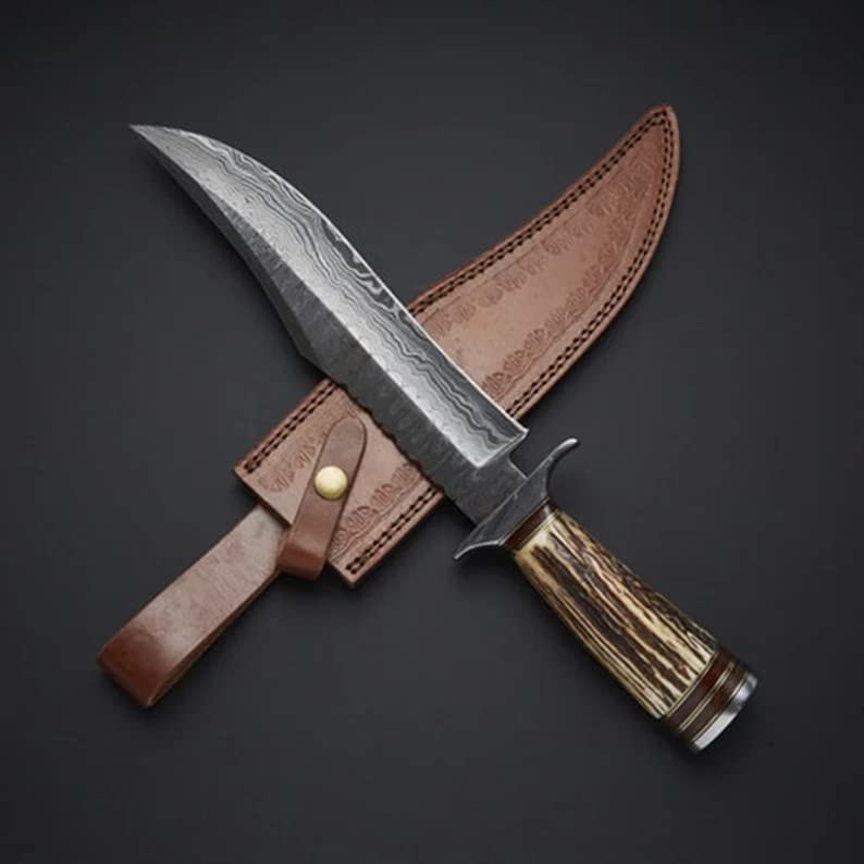 Premium Damascus Steel Santoku Chef Knife - Handcrafted Japanese Kitchen Knife for Professional Cooking | Perfect Gift for Chefs & Cooking Enthusiasts | Ideal for Slicing, Dicing & Precision Cutting