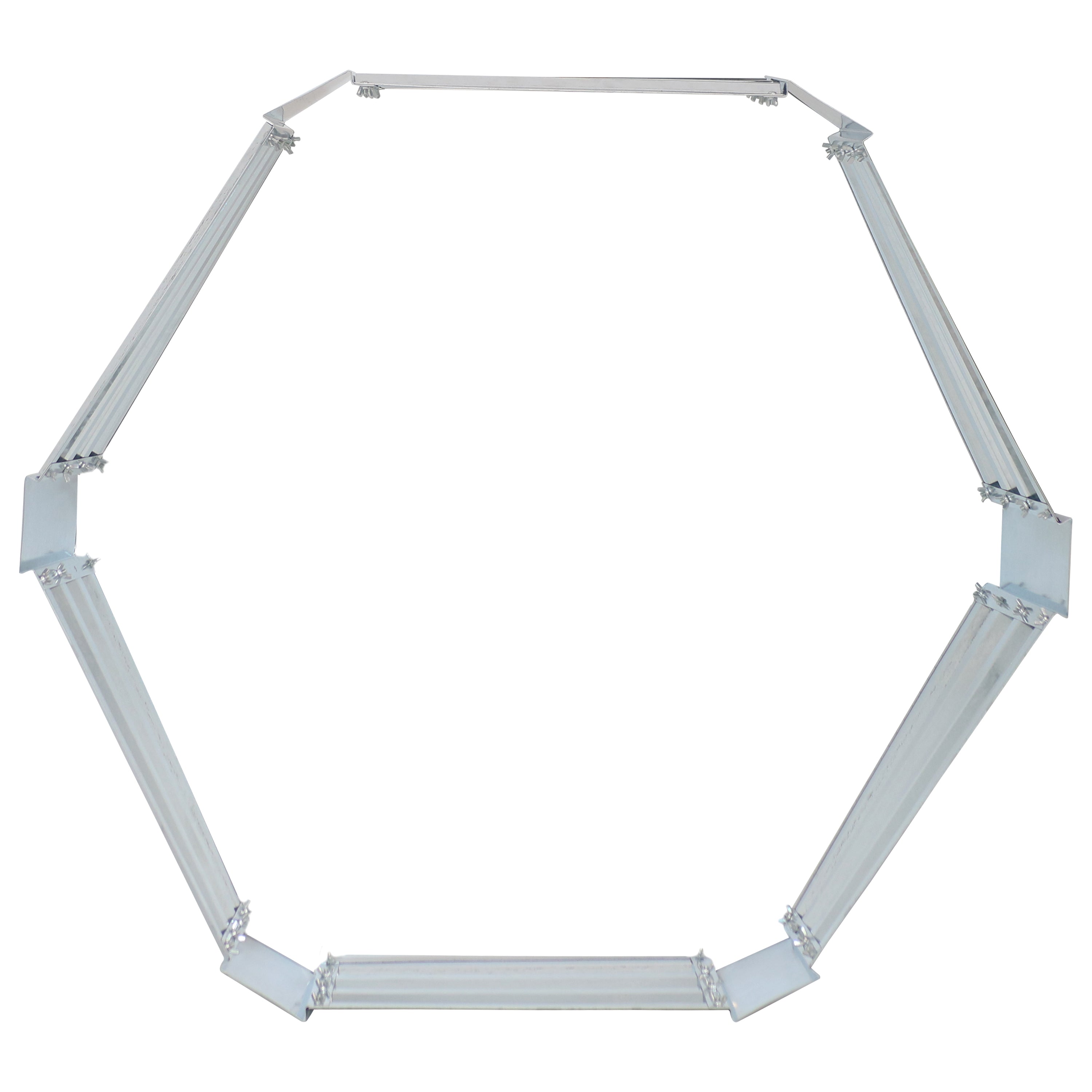 Galvanized Steel Hexagon Raised Garden Bed - 40.5 Inch Outdoor Planter Box for Vegetables, Flowers & Herbs | Durable Backyard Gardening Solution for Patio, Yard & Urban Spaces