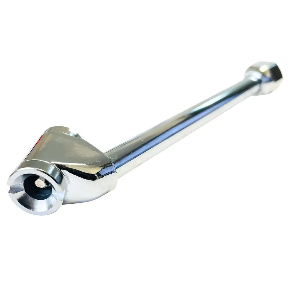 Premium AA 6 Dual Foot Air Chucks for Tires - Close/Straight On Valve Connectors - Perfect for Car, Truck, Bike & RV Tire Inflation