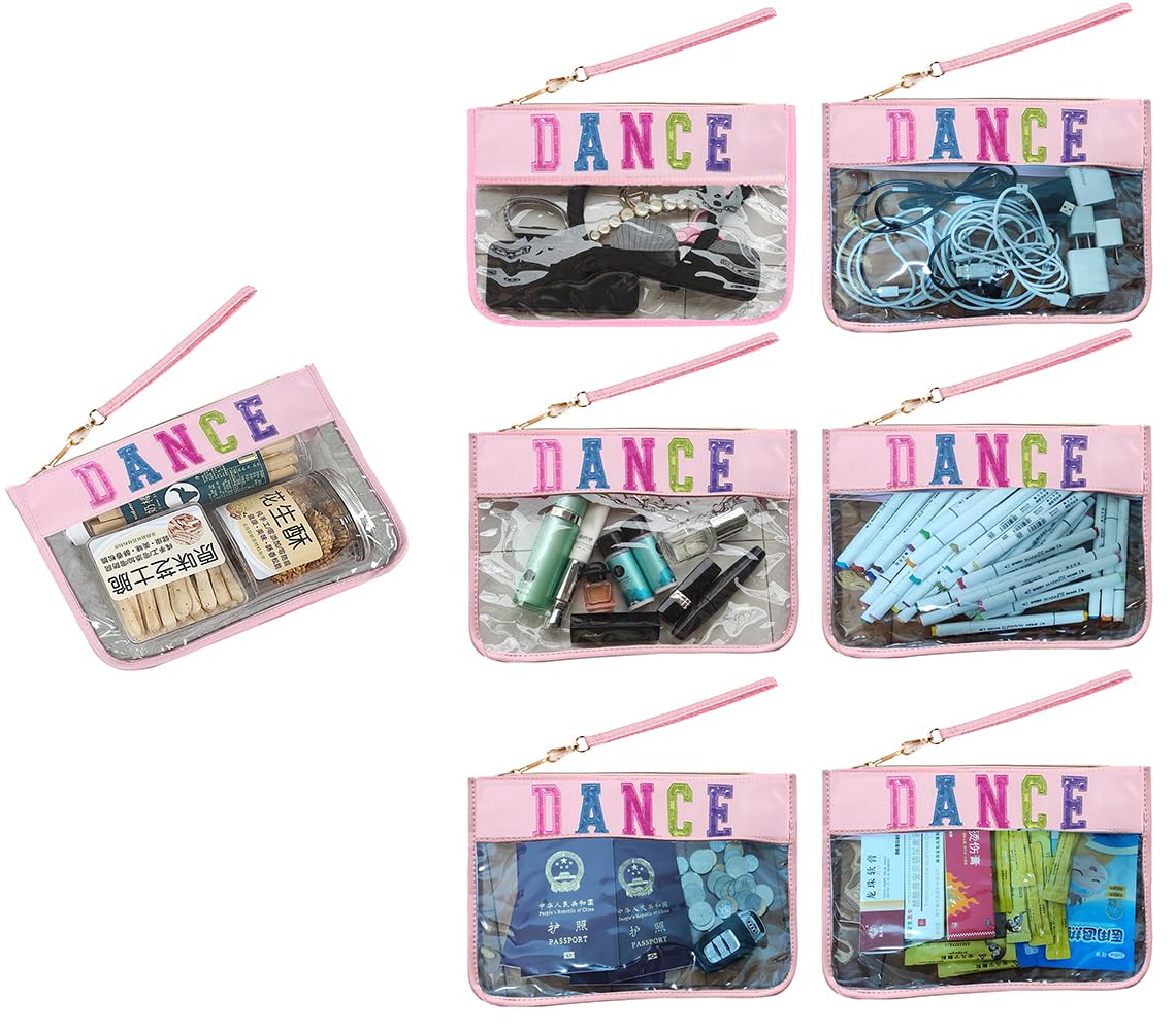 Dance Makeup Bag for Girls - Waterproof & Spacious Cosmetic Pouch for Ballet Recital, Dance Competition Essentials - Perfect Dance Recital Gift for Dancers (Ideal for Ballet, Jazz & Tap Classes)