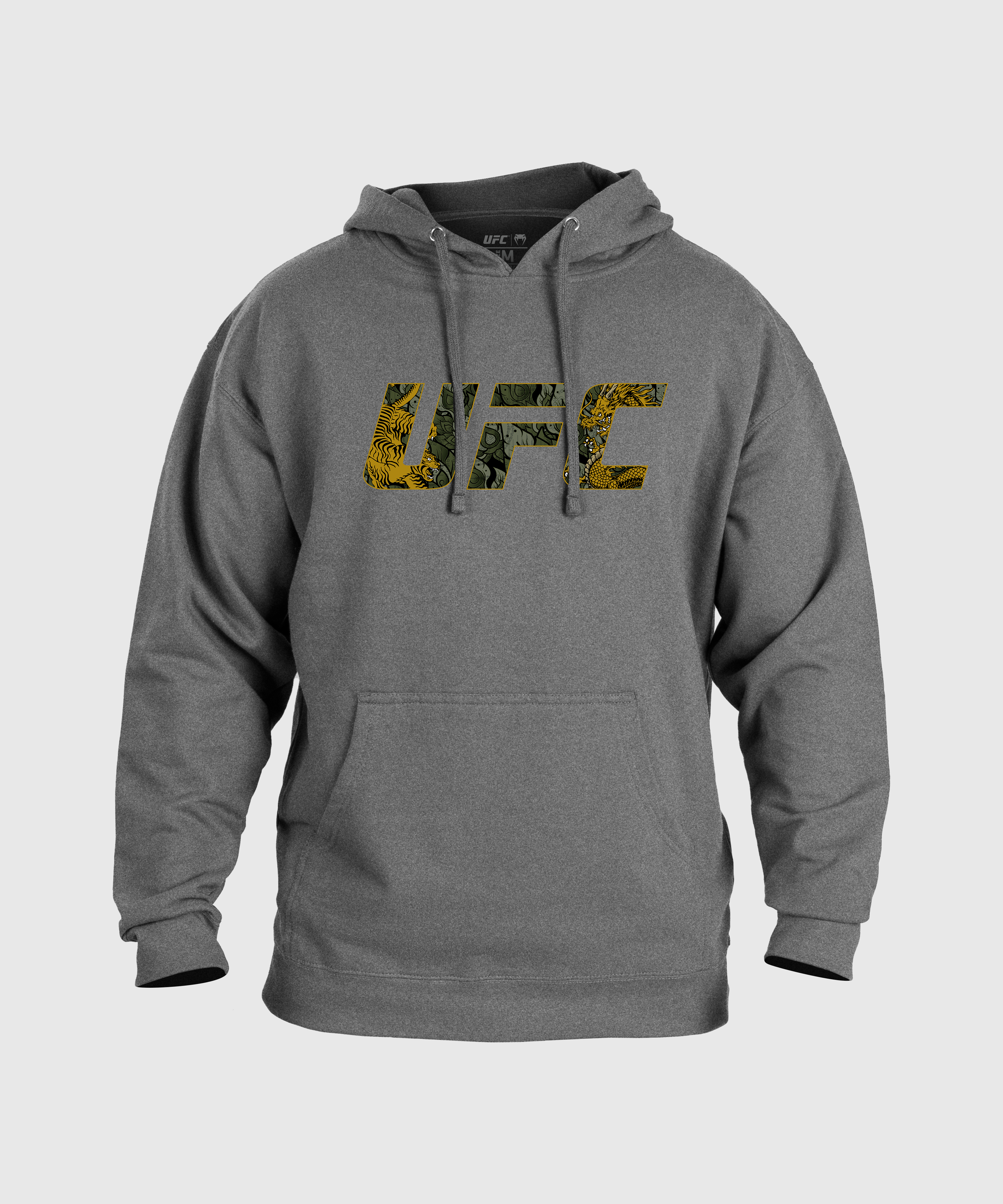 UFC Unrivaled by Venum Men's Valentina Shevchenko Hoodie - Heather Grey MMA Training & Streetwear Fashion