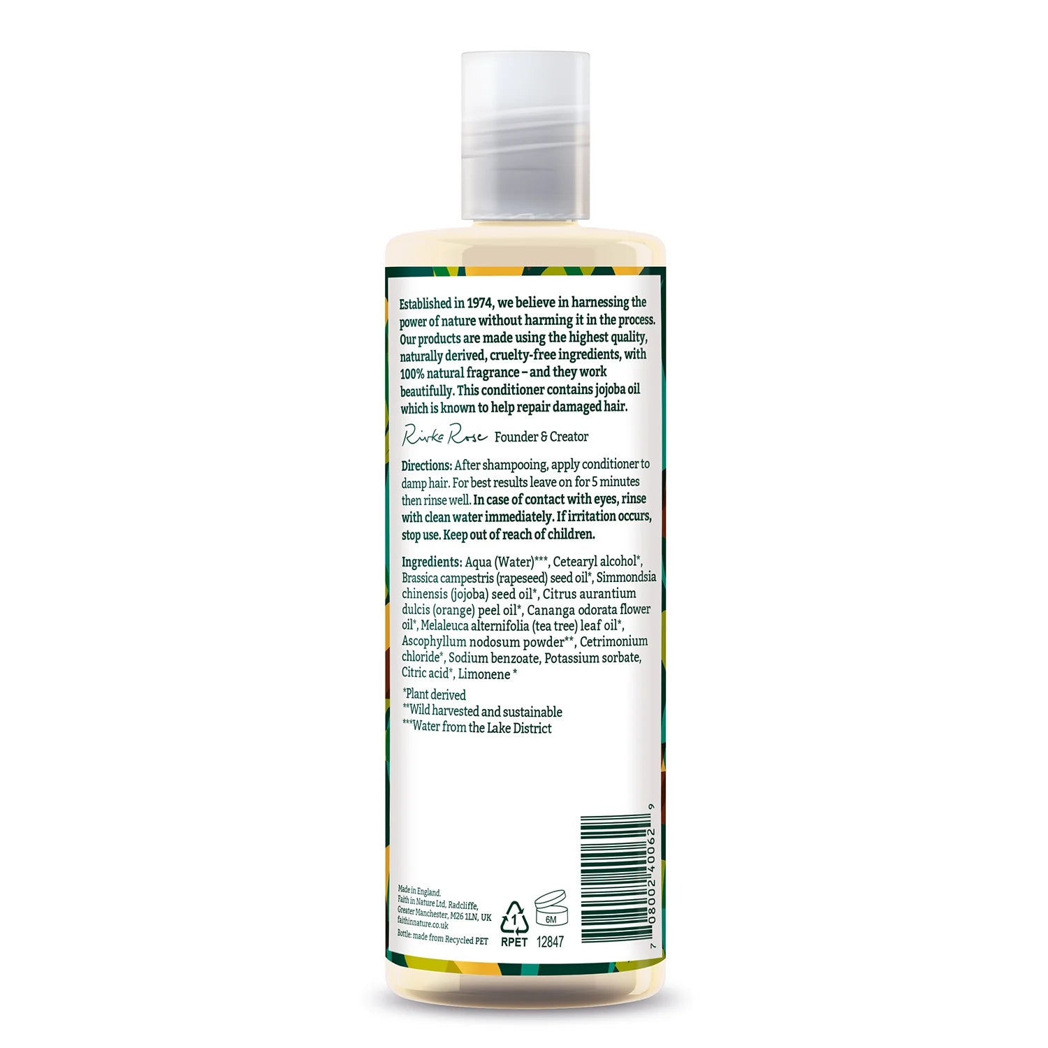 Faith in Nature Shea & Argan Conditioner 400ml - Natural Hair Moisturizer for Dry & Damaged Hair - Vegan & Cruelty-Free - Perfect for Daily Hydration & Repair