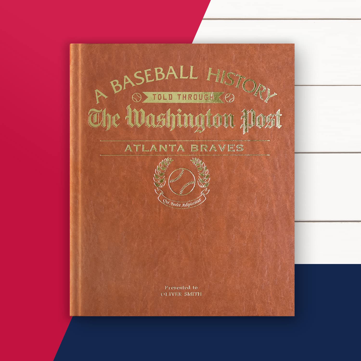 Personalized Baseball History Book - Custom MLB Gifts for Sports Fans - Vintage Newspaper Coverage of Major League Baseball - Perfect for Baseball Memorabilia Collectors & Anniversary Gifts