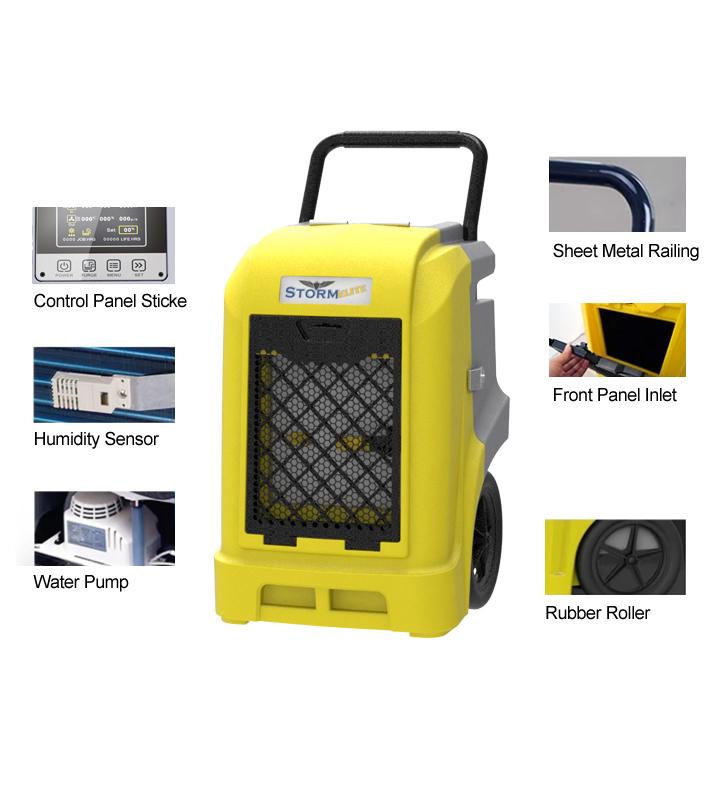 AlorAir Storm Ultra WiFi Dehumidifier - 90 Pints with LGR Technology & Condensate Pump - Ideal for Water Damage Restoration, Basements, and Large Spaces
