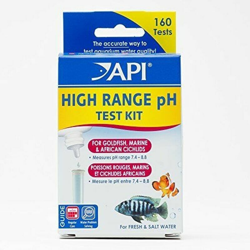 API High Range pH Test Kit for Freshwater & Saltwater Aquariums - Accurate Water Testing for Fish Tanks, Ponds & Aquatic Plants | Monitor pH Levels 7.4-8.8