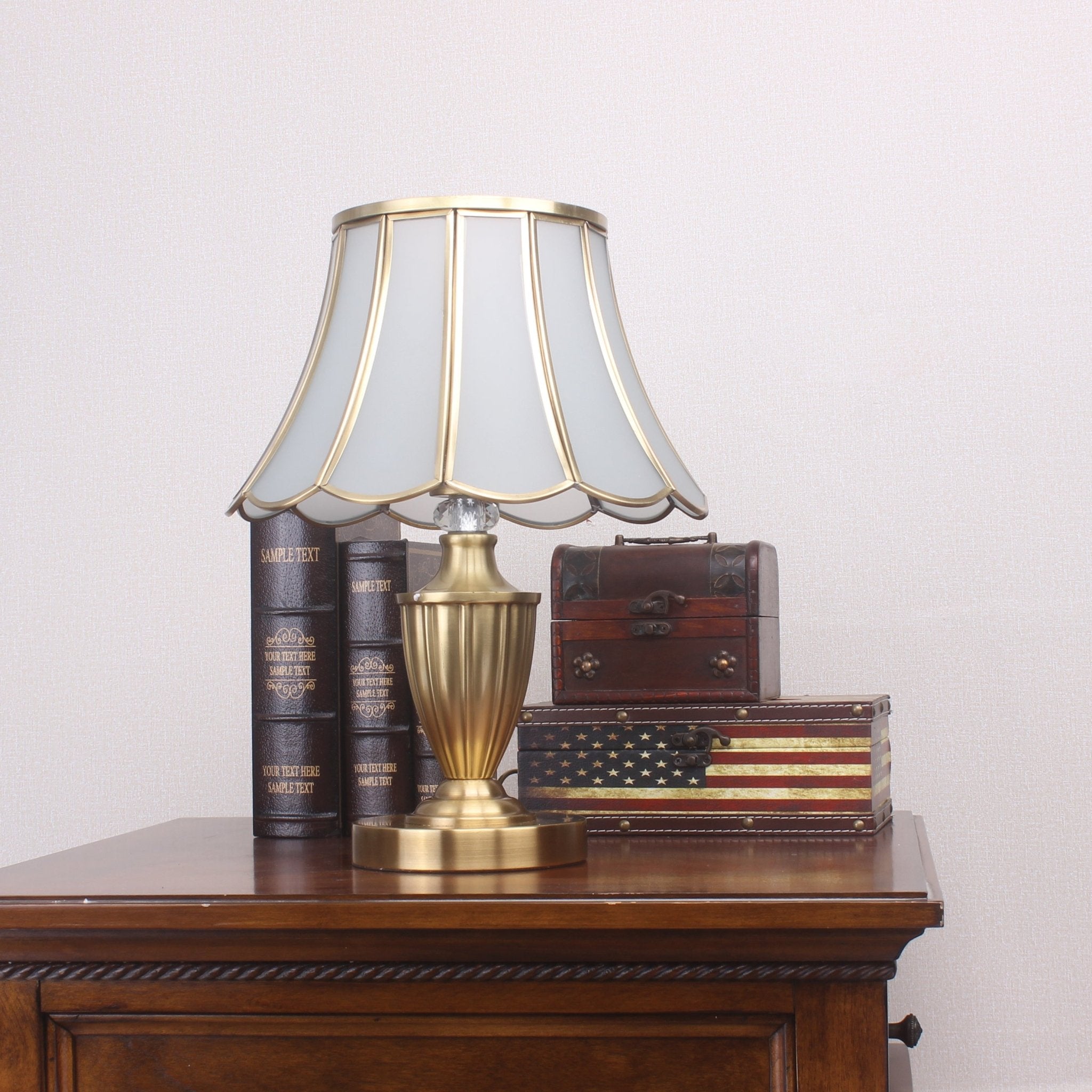 Lucia Table Lamp - Modern LED Nightstand Light for Bedroom, Living Room & Office - Adjustable Brightness & Warm White Light