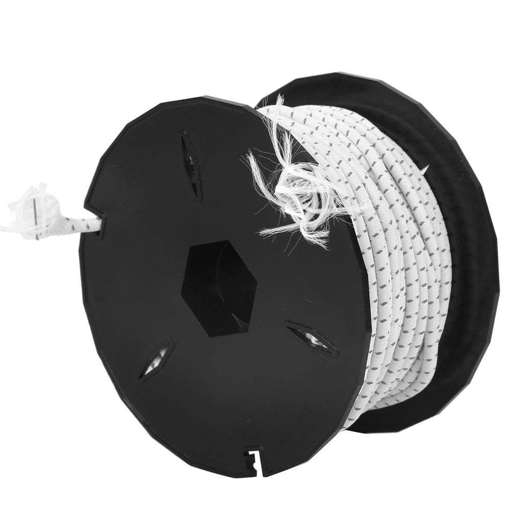 Keenso Reflective 3mm Elastic Tent Guyline Rope - Durable Latex Camping Lanyard for Canopy & Outdoor Shelter - Perfect for Backpacking, Hiking and Emergency Survival Kits