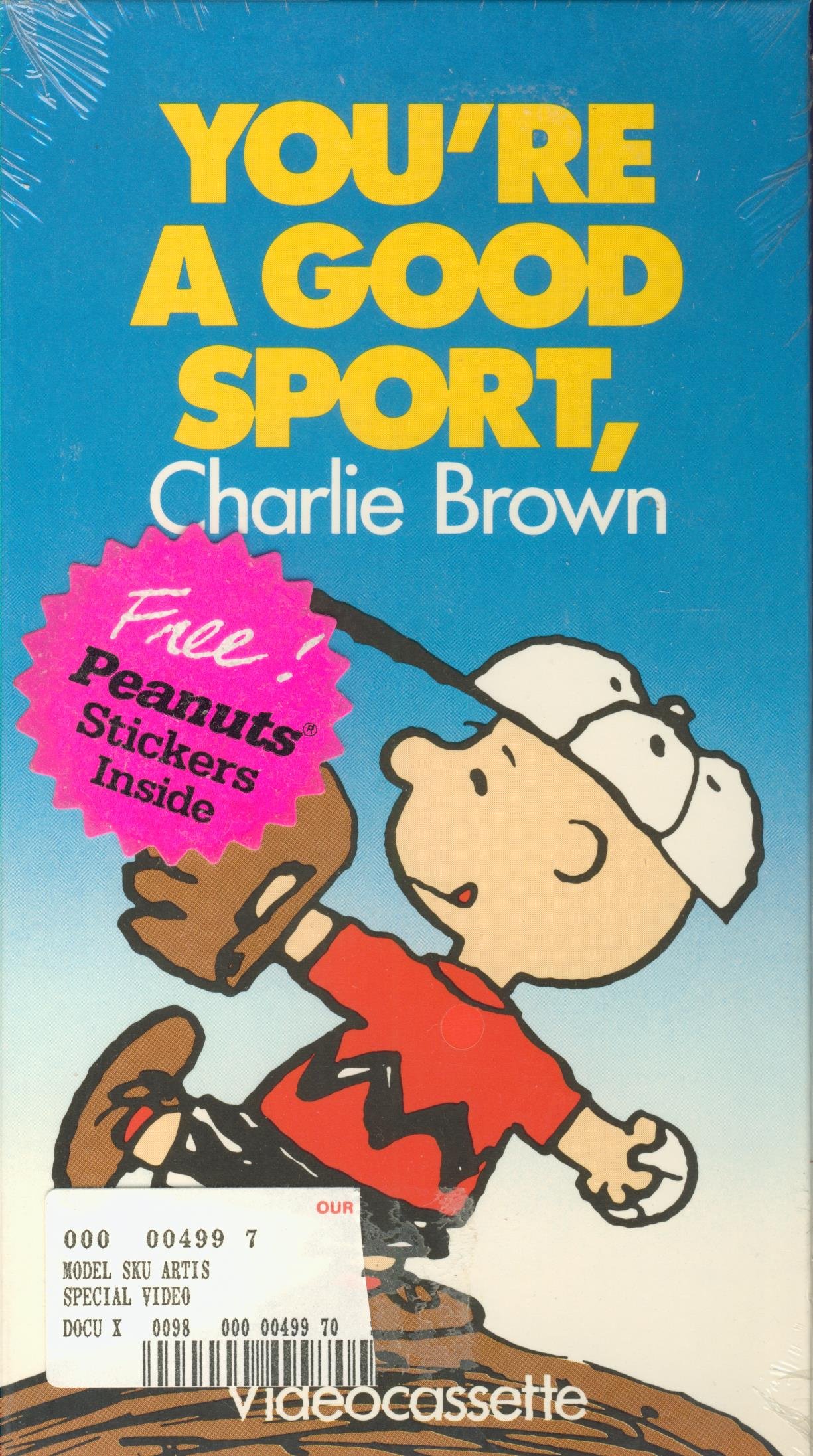 You're A Good Sport, Charlie Brown VHS Tape - Classic Animated Sports Movie for Kids & Collectors - Perfect for Family Movie Nights & Nostalgic Viewing