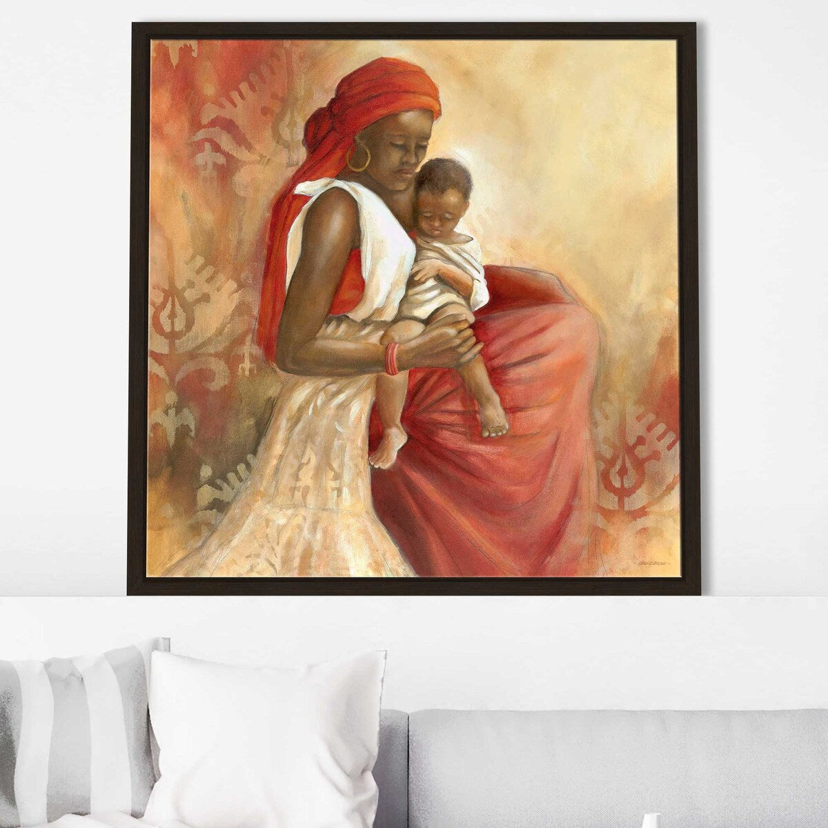 Beauty of Love I by Carol Robinson - Floating Canvas Wall Art Print - Perfect for Living Room, Bedroom & Office Decor