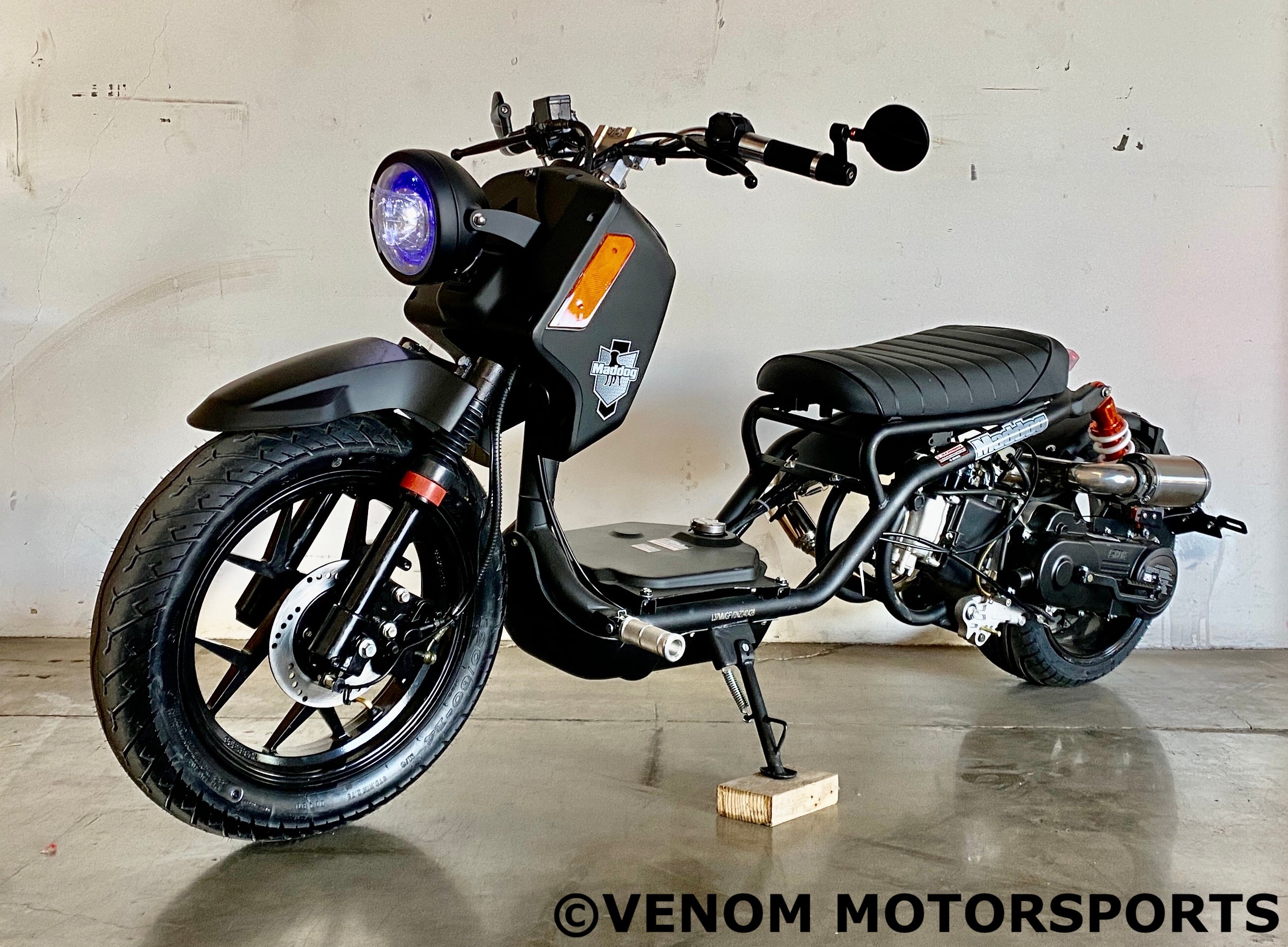 150cc Maddog Scooter - 5th Generation Automatic Transmission Moped for Adults - Perfect for Urban Commuting & Weekend Adventures