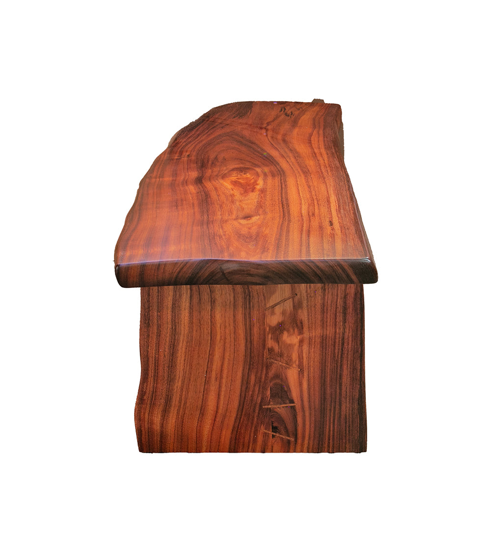 Moana Slab Bench - Modern Wooden Entryway Bench with Storage | Perfect for Hallway, Living Room & Bedroom Décor