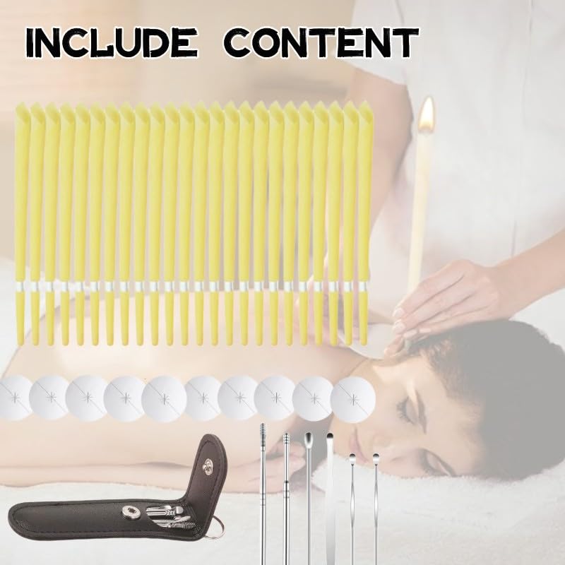20 Pack Ear Cleaning Kit - Safe & Easy Ear Wax Removal Tool with Gift Box - Perfect for Home, Travel & Personal Hygiene Care