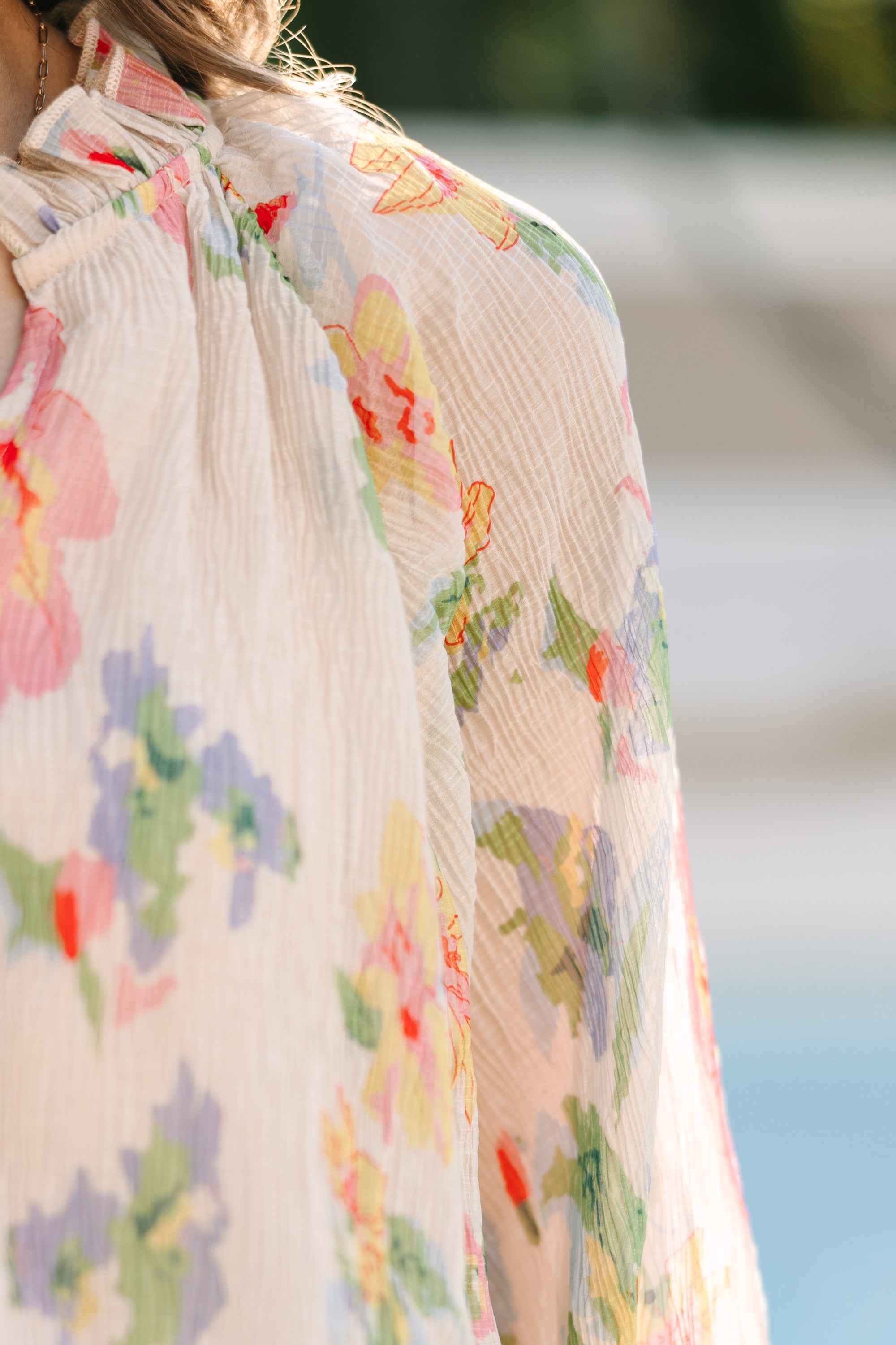 Natural Floral Bodysuit for Women - Soft Comfortable Sleepwear & Loungewear - Perfect for Yoga, Relaxation, and Bedtime