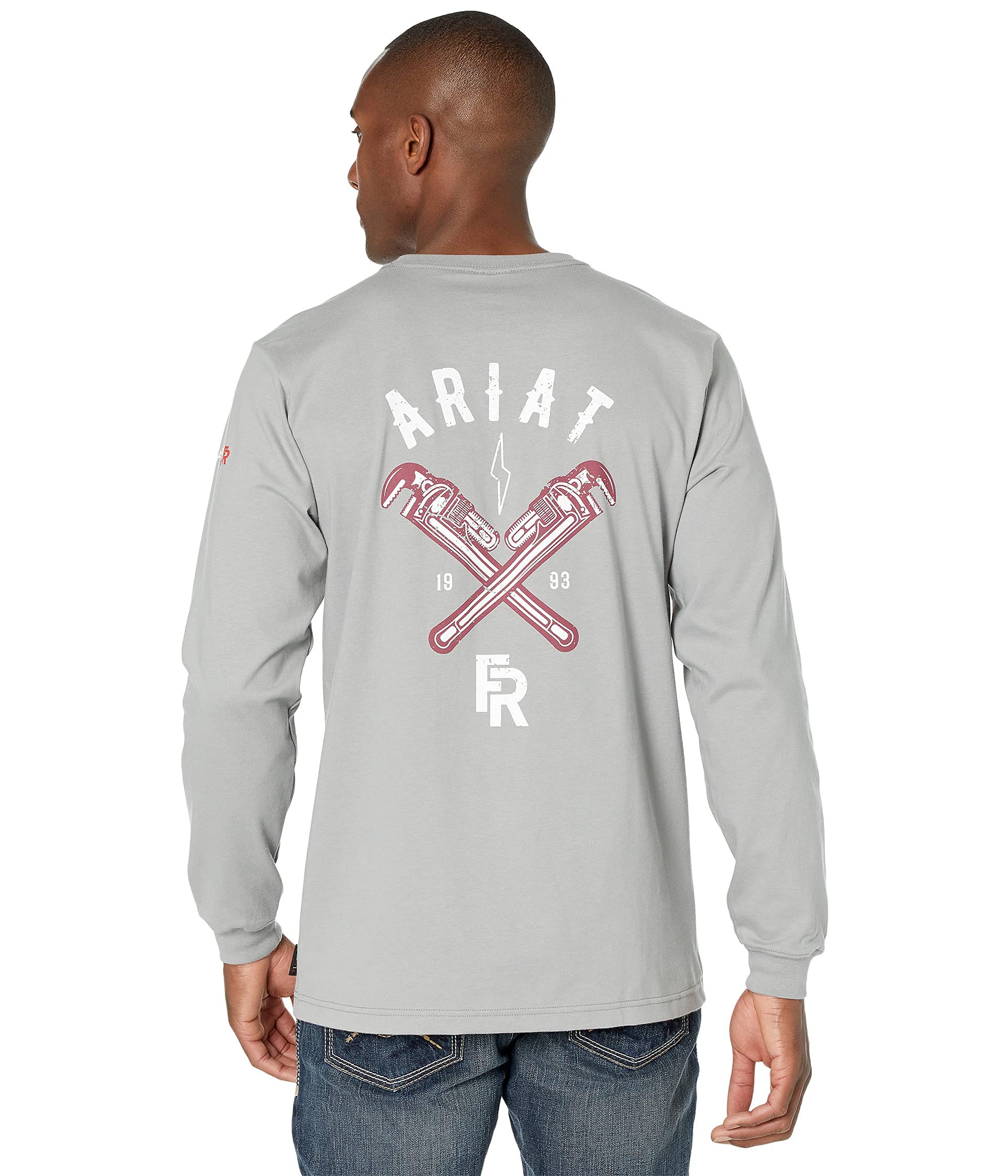 FR Wrench Graphic T-Shirt - Vintage Mechanic Style Cotton Tee for Men - Perfect for Car Enthusiasts, DIYers & Casual Wear