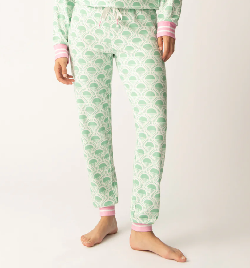 Pj Salvage Peachy Party Courtside Lounge Set - Soft & Comfortable Women's Loungewear for Relaxing at Home, Yoga, or Casual Outings
