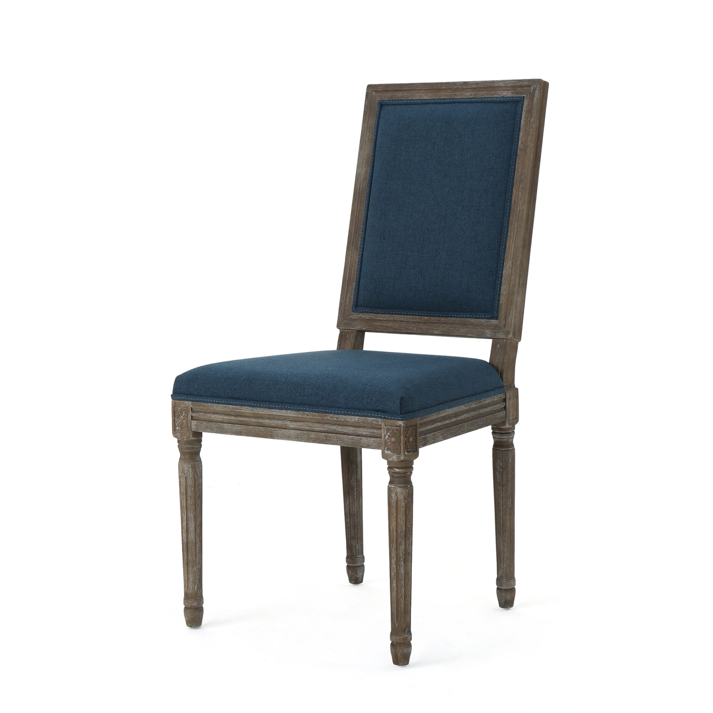 Modern Dining Chairs Set of 2 - Sturdy Wooden Kitchen Chairs with Padded Seats - Perfect for Dining Room, Kitchen, Breakfast Nook & Small Spaces