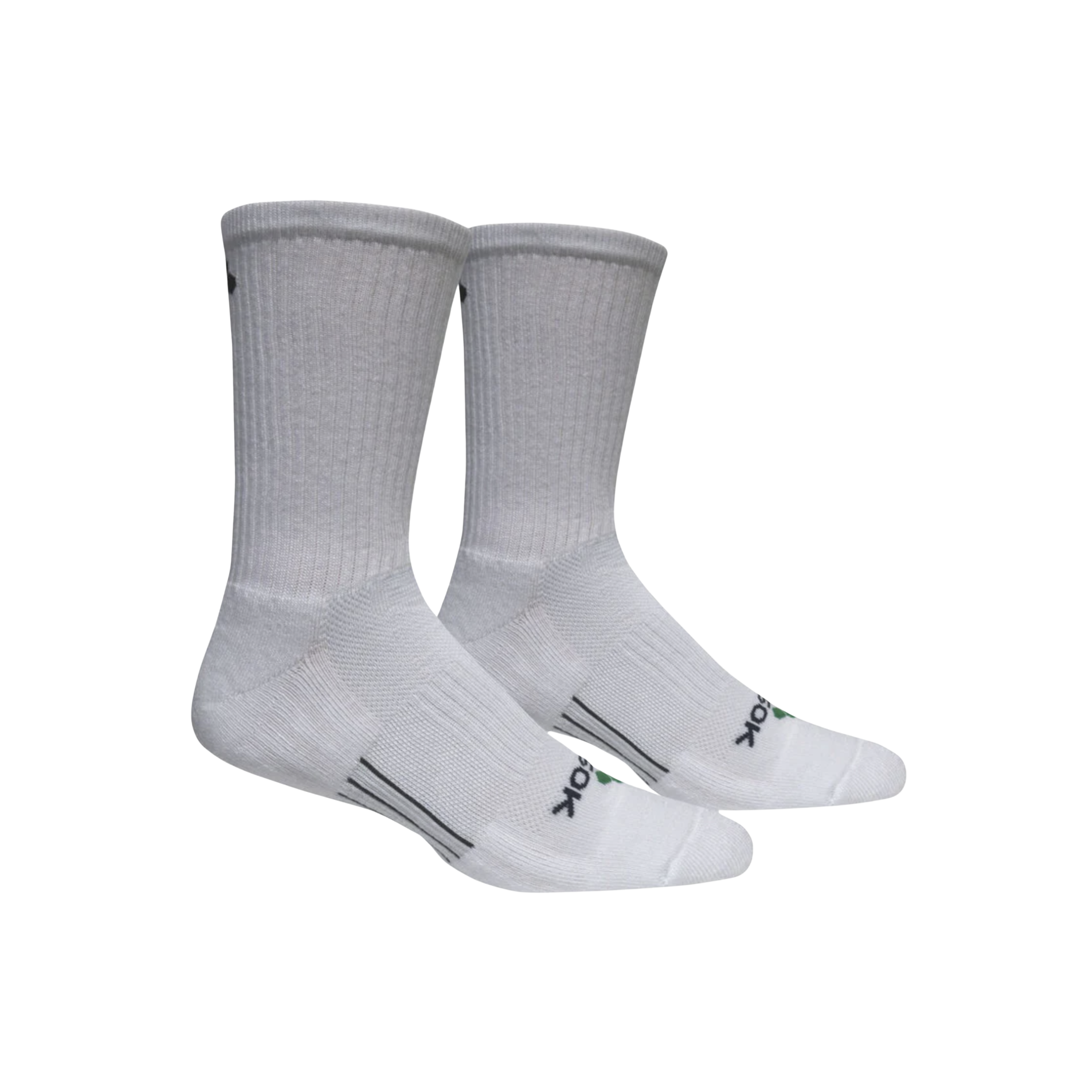 Unisex CF2 Crew White Socks - Comfortable Cotton Casual Socks for Men & Women - Perfect for Daily Wear, Sports, and Gym