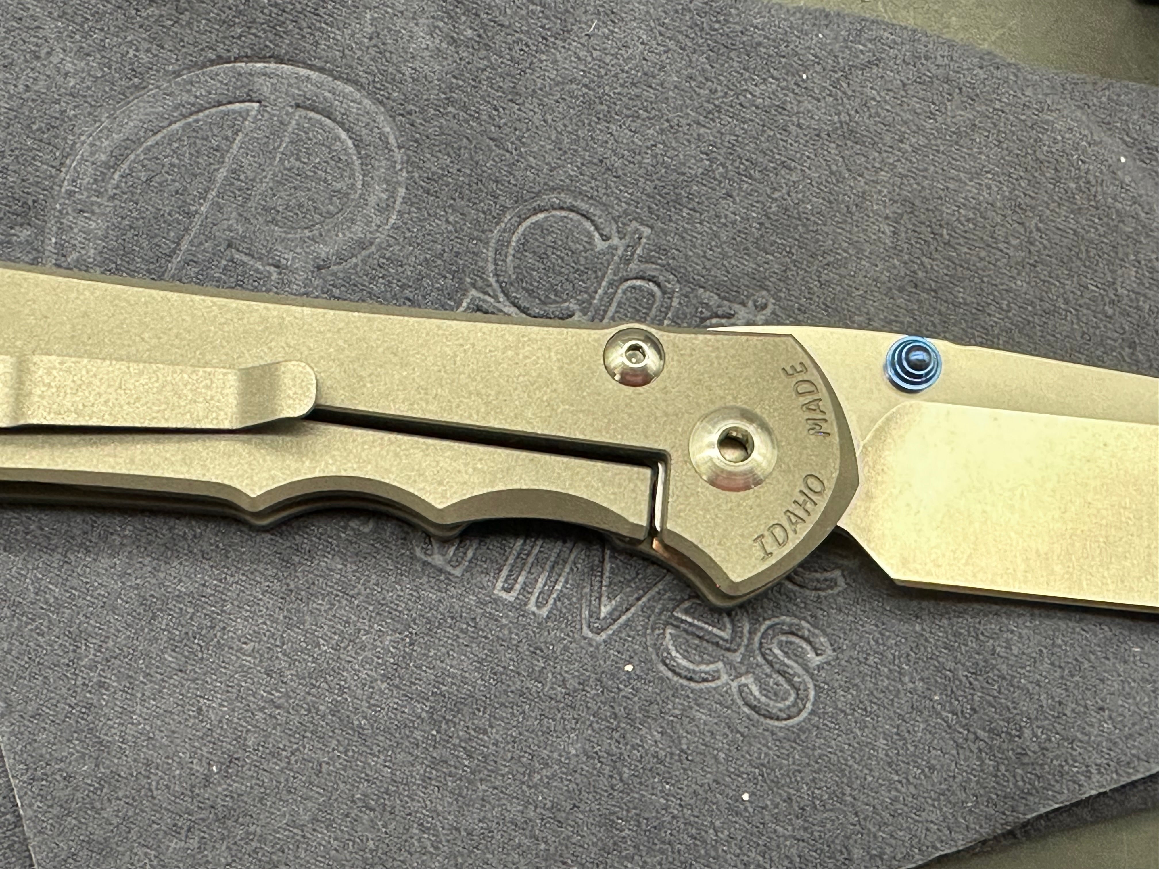 Chris Reeve Knives Large Inkosi Frame Lock Folding Knife - 3.5