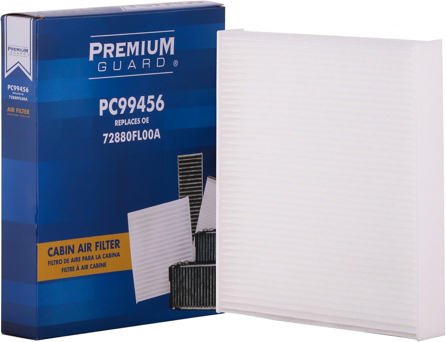 PG PC99456 Premium Cabin Air Filter Replacement for 2018-2025 Toyota Camry, 2019-2025 RAV4, 2019-2025 Corolla, 2016-2024 Prius, 2018-2023 Subaru Crosstrek, 2020-2025 Outback, 2019-2025 Ascent - Improves Air Quality & Reduces Allergens for Cleaner Cabin Air