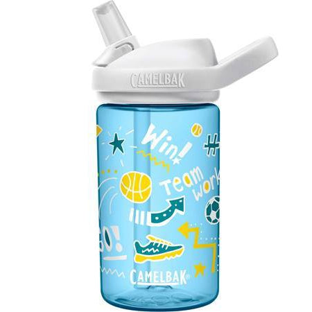 Camelbak Eddy+ Kids 14oz Water Bottle with Bite Valve - Leak Proof Stainless Steel Insulated Bottle for School, Sports & Outdoor Activities