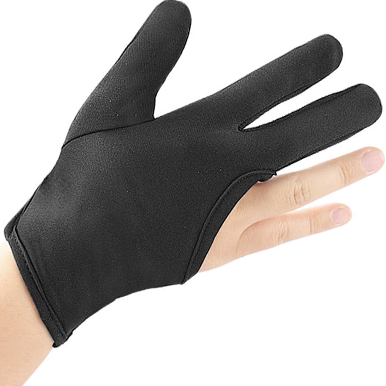Heat Resistant Gloves for Curling Iron & Hair Straightener - Professional 3-Finger Heat Protectant Gloves | Elastic, Machine Washable & Comfortable Hair Styling Tools | Perfect for Salon, Home Use & Travel