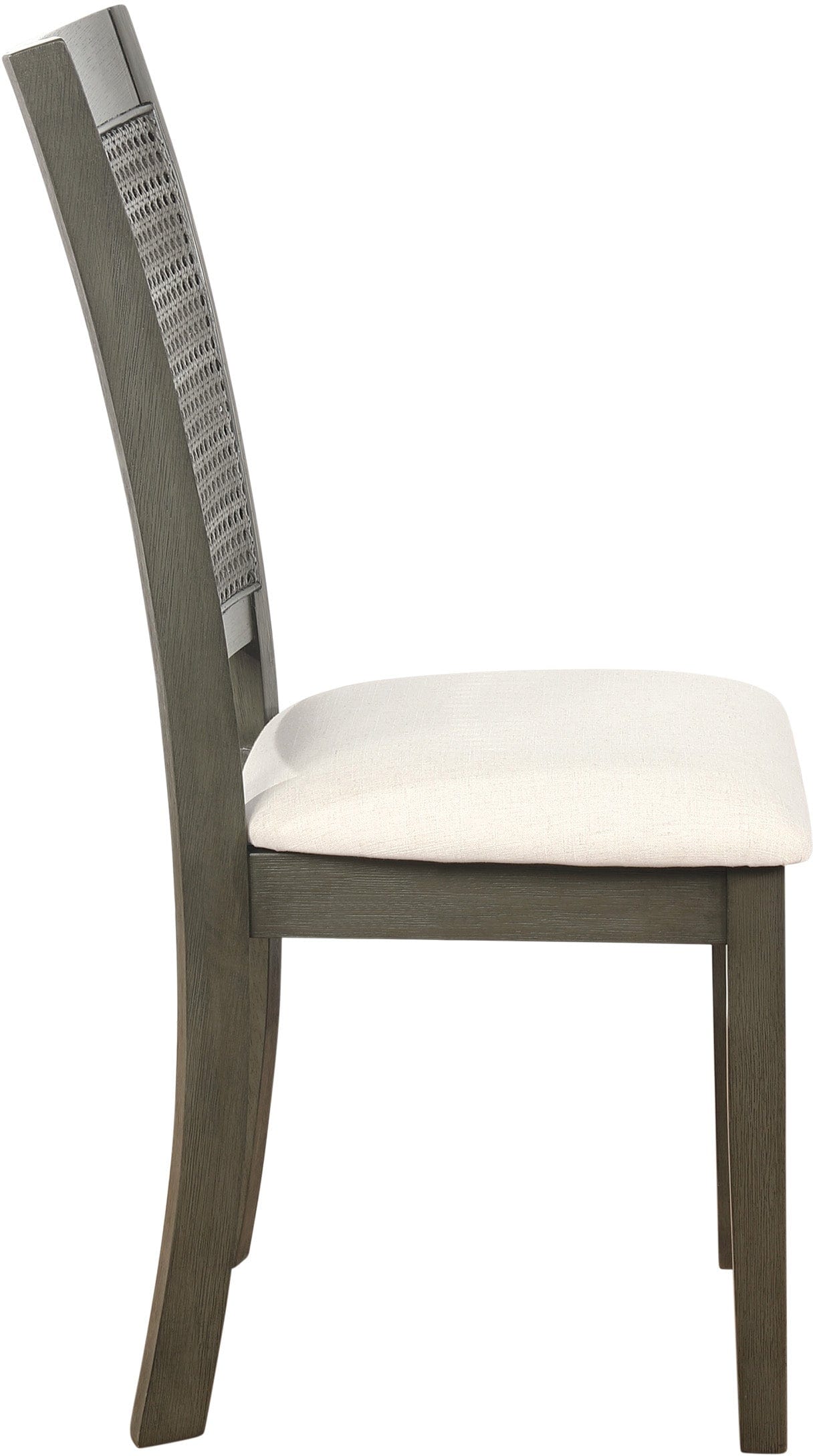 Office Star Walden Cane Back Dining Chairs - Set of 2, Natural Rattan Weave, Comfortable Upholstered Seat - Perfect for Dining Room, Kitchen, or Home Office