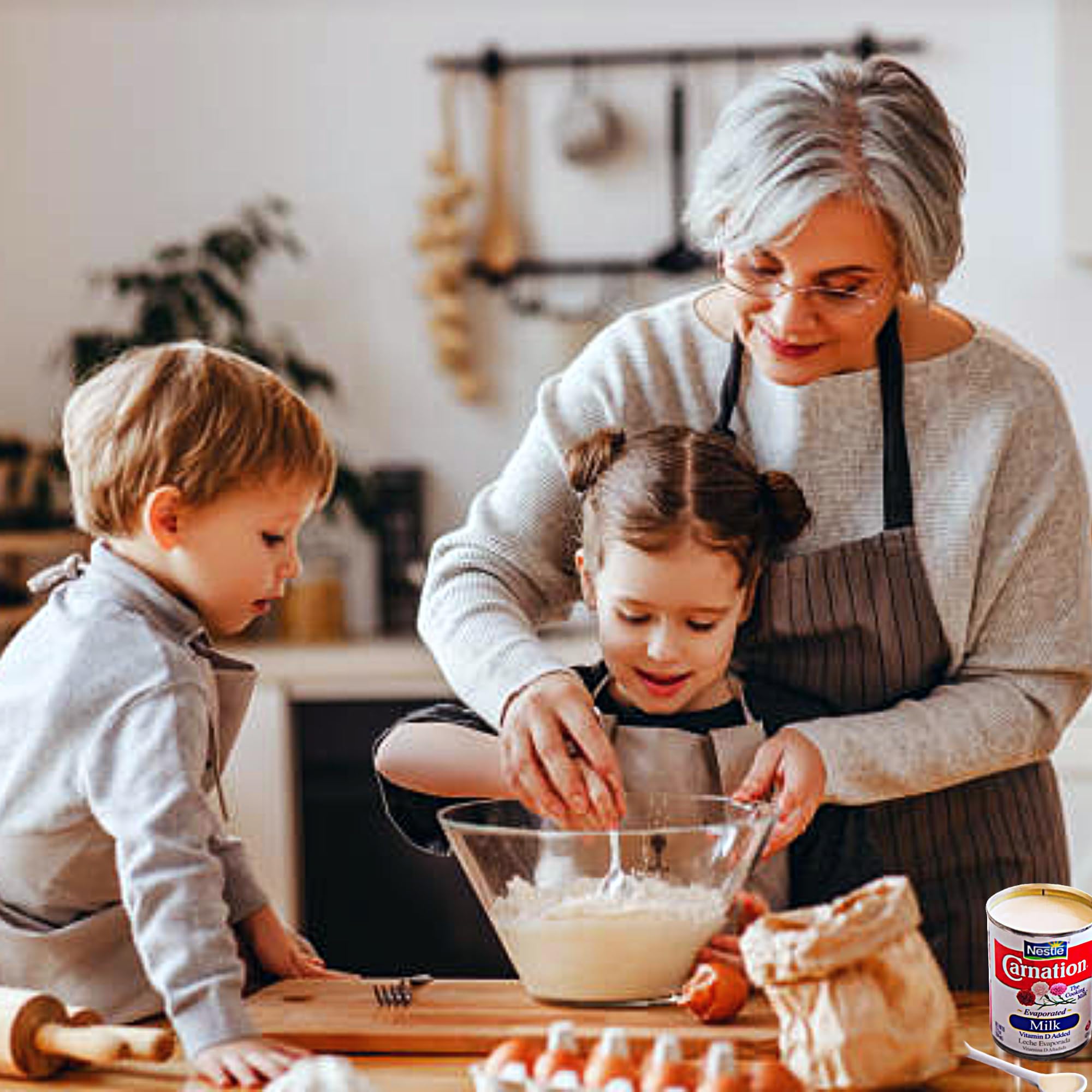 Evaporated Milk Canned with Vitamin D - Gluten Free, 12 Fl Oz (Pack of 12) | Perfect for Baking, Coffee Creamer & Desserts | Premium Quality in BETRULIGHT Branded Packaging