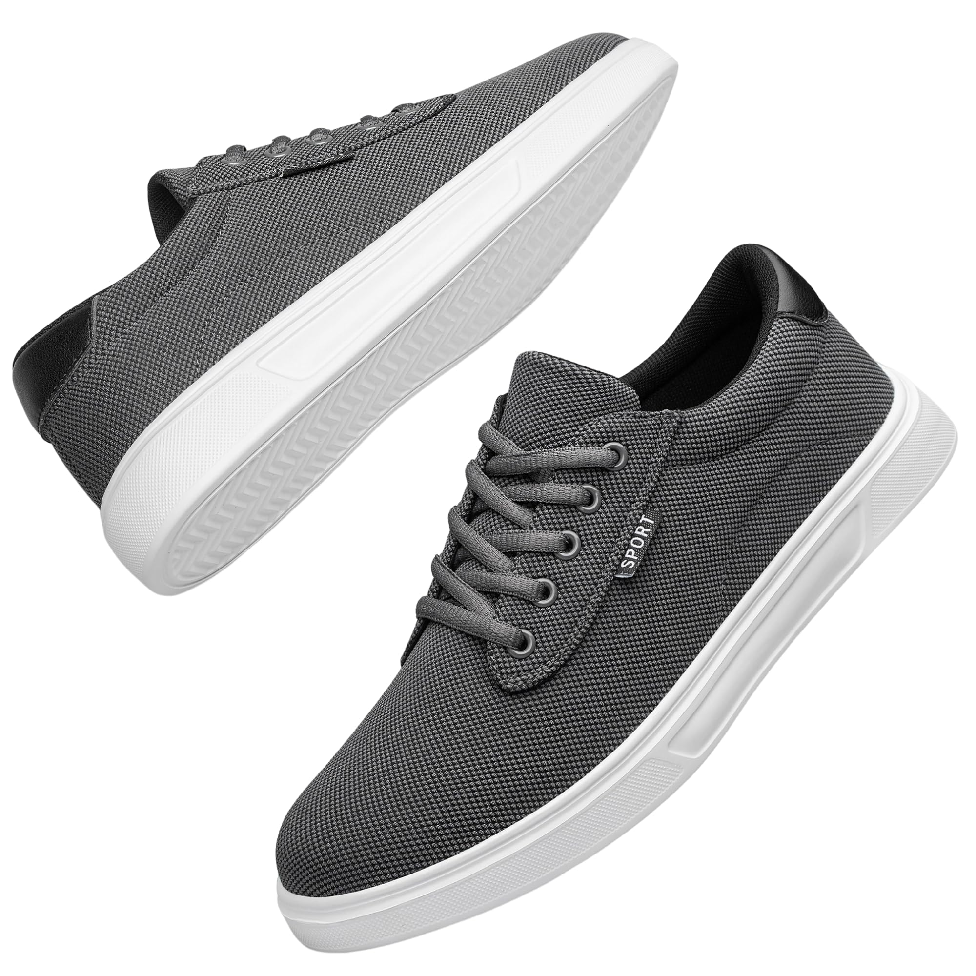 ADQ Men's Sneakers - Lightweight Walking Shoes for Casual & Dress Wear | Comfortable Flat Shoes for Everyday Use, Work & Travel