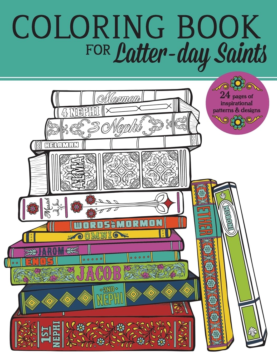 LDS Coloring Book for Adults - Relaxing & Inspirational Designs for Stress Relief, Meditation & Spiritual Growth | Perfect for Gifts, Church Activities & Personal Reflection