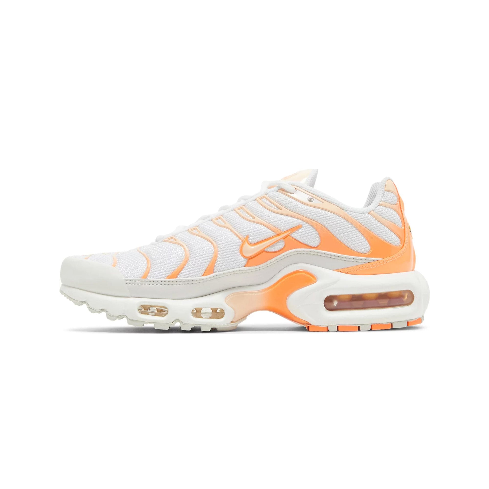 Nike Air Max TN Plus 'White Orange' Women's Running Shoes - Lightweight Cushioned Sneakers for Jogging, Gym & Casual Wear