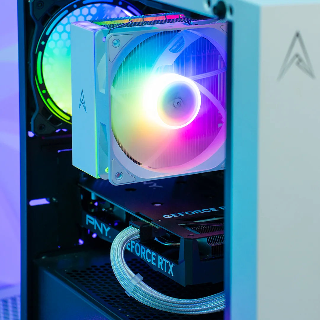 Allied Stinger RTX 4060 Ti Gaming PC - Intel Core i5 12400F Processor, 16GB RAM, 1TB SSD, White Desktop Computer for 4K Gaming & Streaming | Perfect for Esports, VR & Content Creation