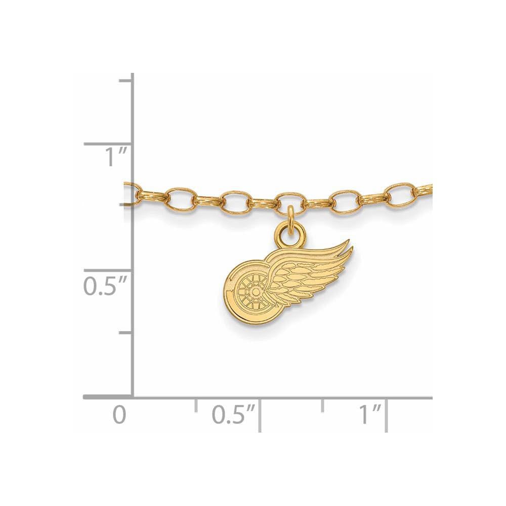 Detroit Red Wings Ankle Bracelet for Women & Men - Adjustable Sports Team Fan Jewelry - Perfect for Game Day, Casual Wear & Gifts for Hockey Lovers