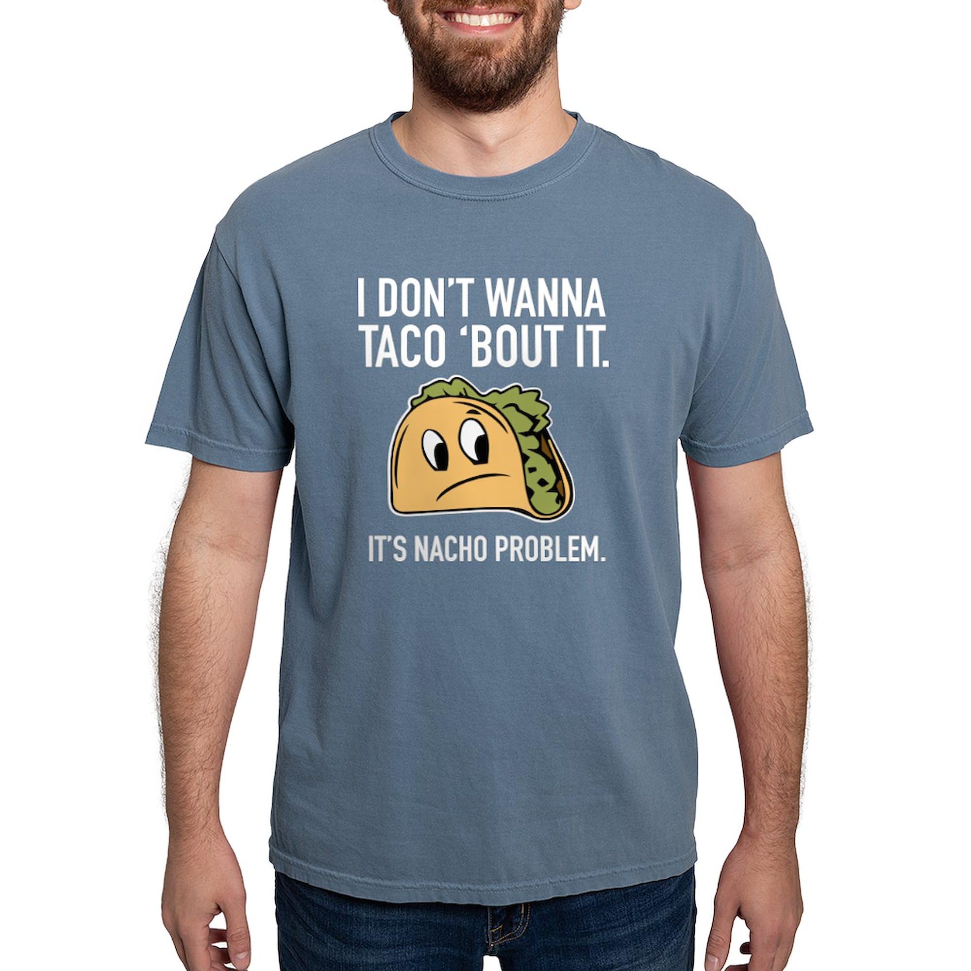 Tacoboutit2b Funny Taco T-Shirt for Men | Comfort Colors® Soft Cotton Tee | Casual Wear, Gifts for Taco Lovers, Mexican Food Theme Parties