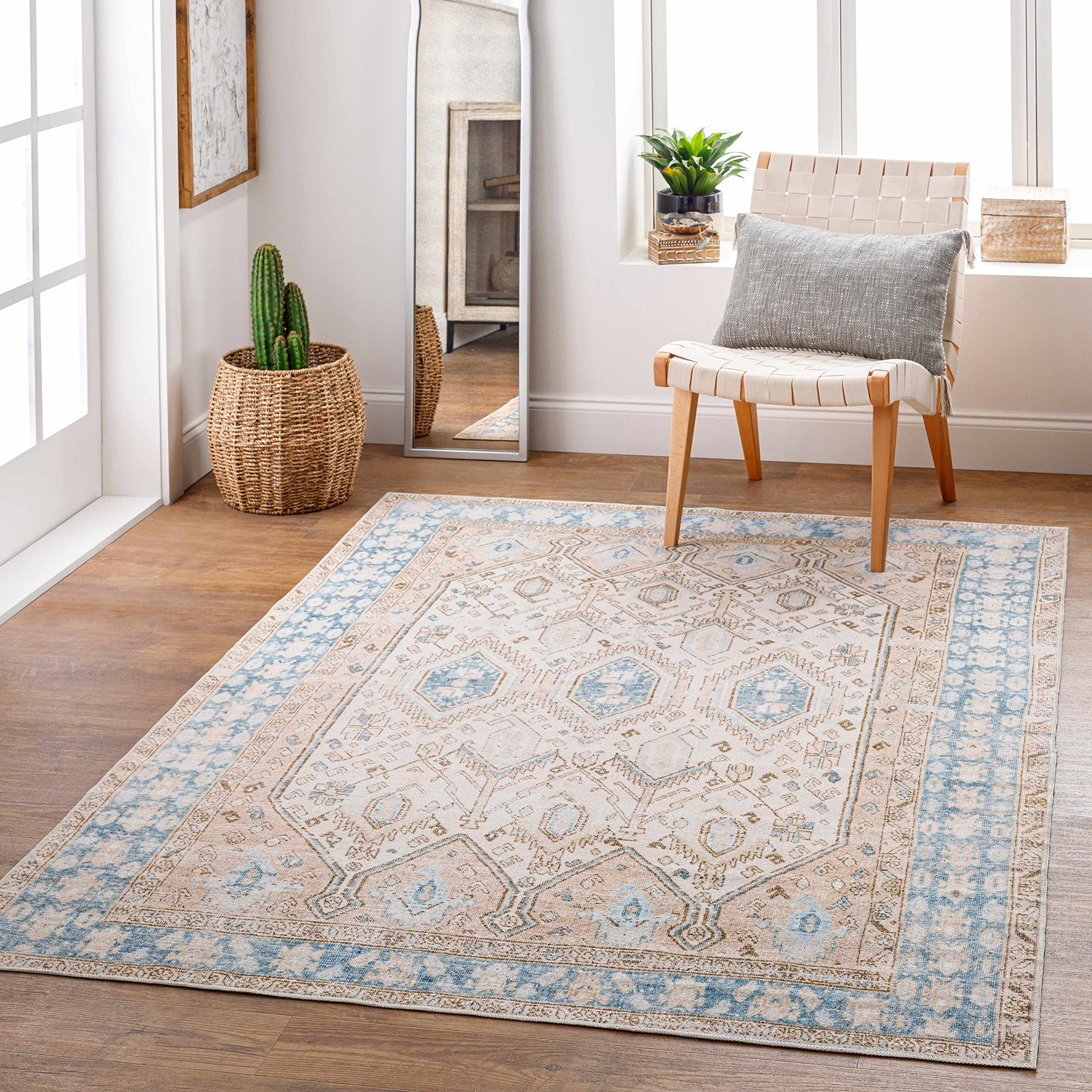 Hauteloom Buayan Washable Area Rug 5' x 7'6