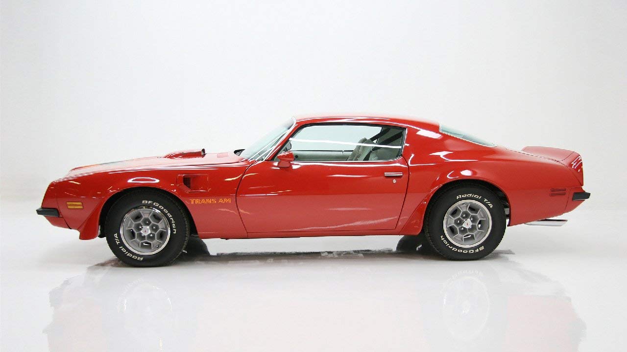 Lilarama USA 1974 Pontiac Firebird Trans Am V2 Super Car Giant Poster Print - Classic Car Wall Art Decor for Man Cave, Garage & Office