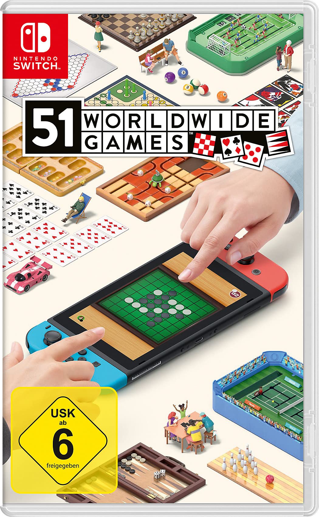 51 Worldwide Games for Nintendo Switch - Fun Family & Party Board Games Collection - Perfect for Game Nights, Travel & Multiplayer Entertainment