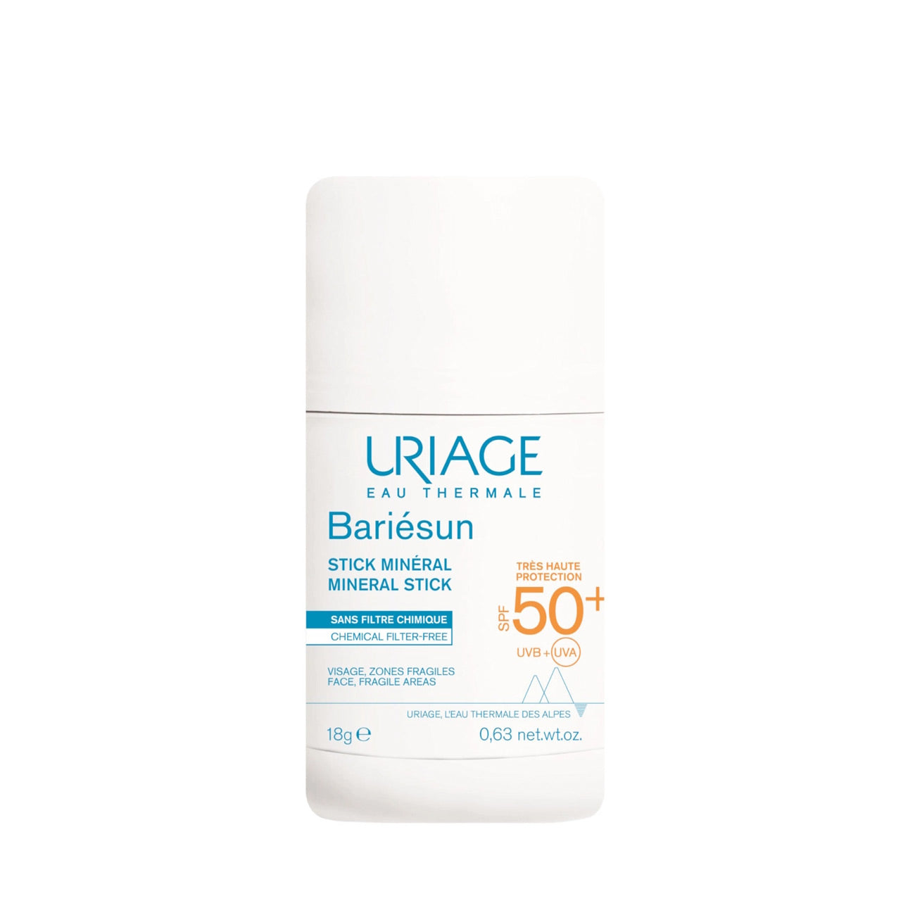 Bariésun Mineral Stick SPF50+ Sunscreen – Natural Zinc Oxide Protection for Face & Body – Water-Resistant, Reef-Safe – Perfect for Beach, Hiking & Outdoor Activities